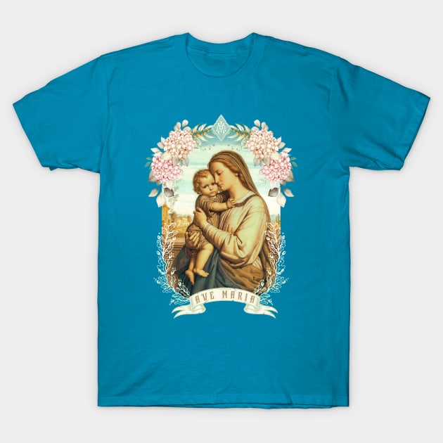 ave maria T-Shirt by indi art